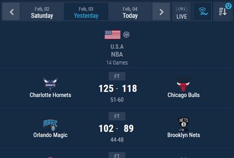 nba basketball live score|Livescore: Basketball Scores.